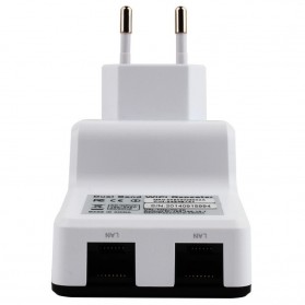 Kextech Wireless-N WiFi Router Repeater 2 LAN Port 300Mbps - LV-WR02B - Black - 5