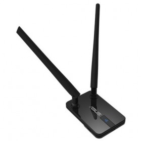 Asus Wireless N300 USB Adapter Dual 5dbi Detachable Antenna - USB-N14 - Black - 3