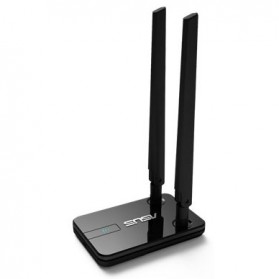 Asus Wireless N300 USB Adapter Dual 5dbi Detachable Antenna - USB-N14 - Black - 5