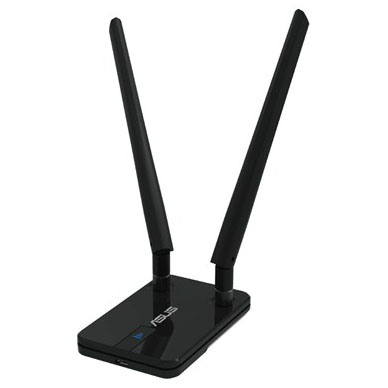Asus Wireless N300 Usb Adapter Dual 5dbi Detachable Antenna Usb N14 Black Jakartanotebook Com