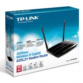 TP-LINK 300Mbps Wireless Router - TD-W8970 - Black - 4