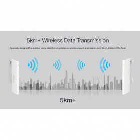 TP-LINK Outdoor CPE 2.4GHz 300Mbps 9dBi - CPE210 - White - 7