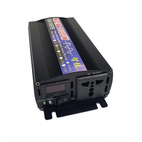 SUNYIMA Pure Sine Wave Car Power Inverter DC 24 to AC 220V 1000W - SY1000 - Black