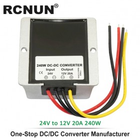 RCNUN Power Converter Mobil Transformator Step Down 240W - RC241220 - White