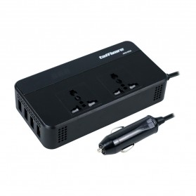 Taffware Car Power Inverter DC 12V to AC 220V 200W 4 USB Port - AKS-9005 - Black - 1