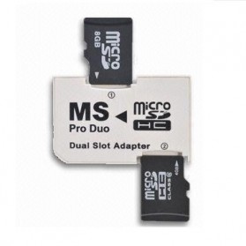 Winfos MS Pro Duo Dual Slot Adapter - White - 1