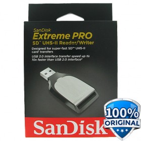SanDisk Extreme PRO SD Card Reader UHS-II USB 3.0 - SDDR-399 - Black - 1