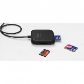 Orico Card Reader USB 3.0 TF SD CF MS - CRS31A-03 - Black - 7