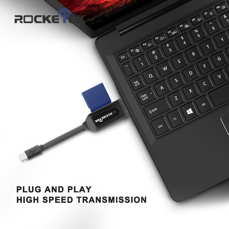 Rocketek Card Reader Otg Usb Type C Usb Microsd Sd Card Rt