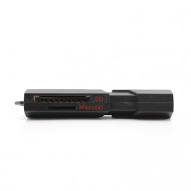 Chuanyu Card Reader USB 3.0 Micro SD / SD Card 5 Gbps - C307 - Black - 13