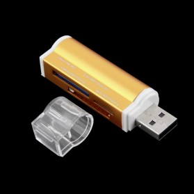 All in One Multi Memory Card Reader USB Flashdisk 480 Mbps - SHTC-07 - Black - 4