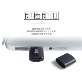 Mini USB Card Reader for Micro SD - Black - 4