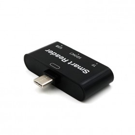 High Speed USB Type C Multi Card Reader Adapter 3.0 - Black - 4