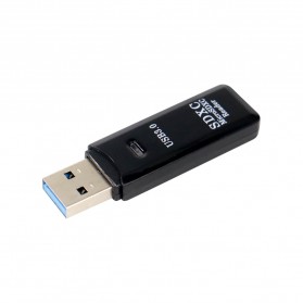 Mosunx USB 3.0 Card Reader MicroSD & SD Card - SHTC-08 - Black - 2