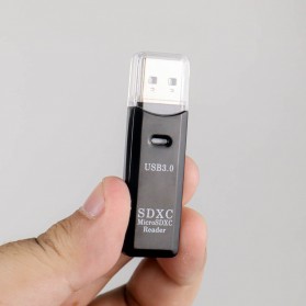 Mosunx USB 3.0 Card Reader MicroSD & SD Card - SHTC-08 - Black - 7