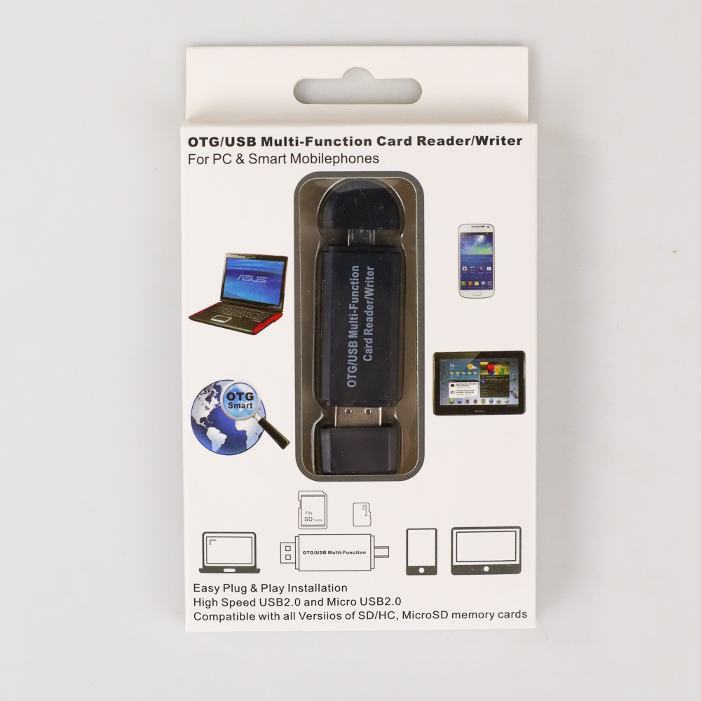 Gambar produk Centechia 2 in 1 OTG Card Reader SD/TF Card Micro USB 2.0 - USB30HS