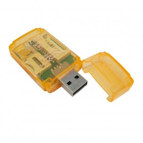 All in One Memory Card Reader CR-9165 - Orange - 4