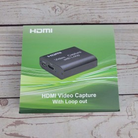 ALLOYSEED HDMI Video Capture Card Adapter Grabber Record Box USB 2.0 4K - MS119 - Black - 9