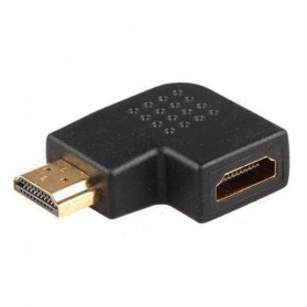 L Shape HDMI Converter Male to Female - L270 - Black - 2