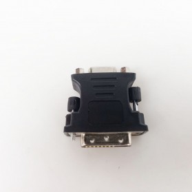 EASYIDEA Adaptor VGA Female ke DVI-I (Dual Link) Male - Black - 2