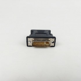 EASYIDEA Adaptor VGA Female ke DVI-I (Dual Link) Male - Black - 4