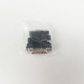 EASYIDEA Adaptor VGA Female ke DVI-I (Dual Link) Male - Black - 6