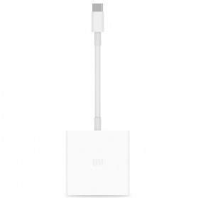 Xiaomi USB Type C to HDMI & USB Adapter Converter Cable - ZJQ01TM - White