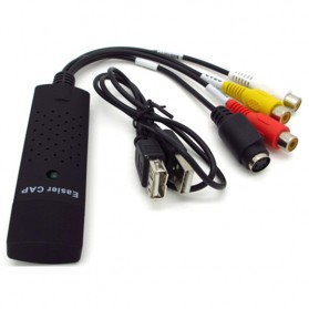 Easy Cap Video Capture Card Adapter USB 2.0 Digital - 007 - Black - 5