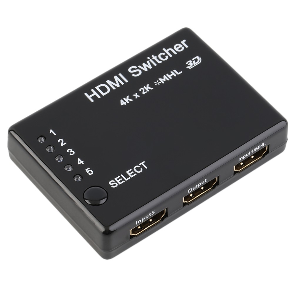 hdmi switcher 5 port 4k x 2k mhl 3d with remote black jakartanotebook hdmi switcher 5 port 4k x 2k mhl 3d with remote black jakartanotebook