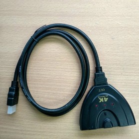 Amkle Kabel HDMI Switch 3 Port 4Kx2K 3D - XZT001107 - Black - 2