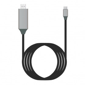 FSU Kabel Konverter USB Type C to HDMI 4K 2 Meter - VUH-05 - Black - 1