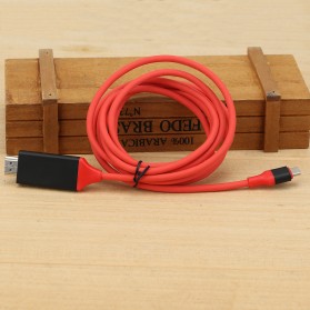 FSU Kabel Konverter USB Type C to HDMI 4K 2 Meter - VUH-05 - Black - 4