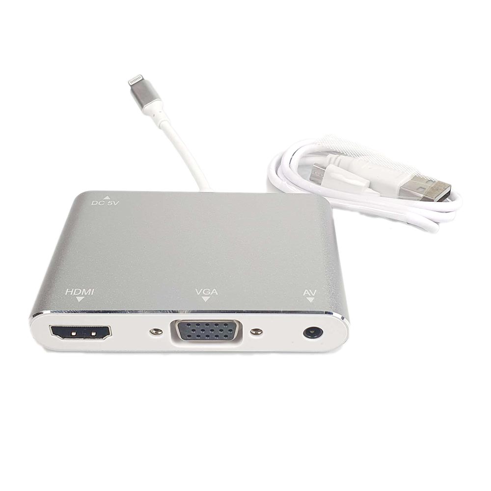 Adaptor Converter Lightning to HDMI VGA 