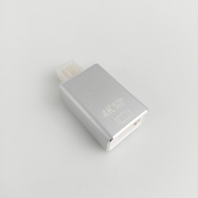 Adapter Converter Mini Display Port to HDMI 4K - Silver - 4