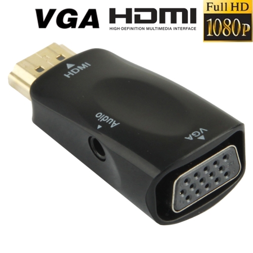 Full Hd 1080p Mini Hdmi Male To Vga And Audio Adapter For Hdtv