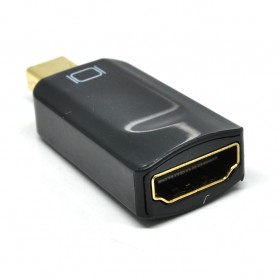 EasyVita Mini Display Port to HDMI Switch Head Adapter - MD112 - Black - 3