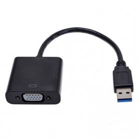 Adaptor Display USB 3.0 ke VGA - CM162 - Black - 2