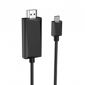 Jual Kabel Komputer / Laptop Audio, Video, USB, Power, Converter, Dan Jaringan - CHOETECH Kabel Adapter Converter USB Type C to HDMI 4K 2 Meter - CH0020 - Black
