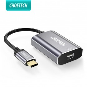Laptop / Notebook - CHOETECH Adapter Converter USB Type C to Mini Display Port 4K 60Hz - HUB-M06GY - Gray