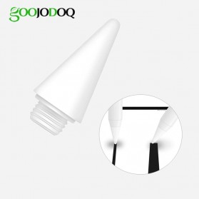 GOOJODOQ Ujung Nib Pensil Stylus Capacitive Touch Pen for Apple Pencil - GJD5G - White