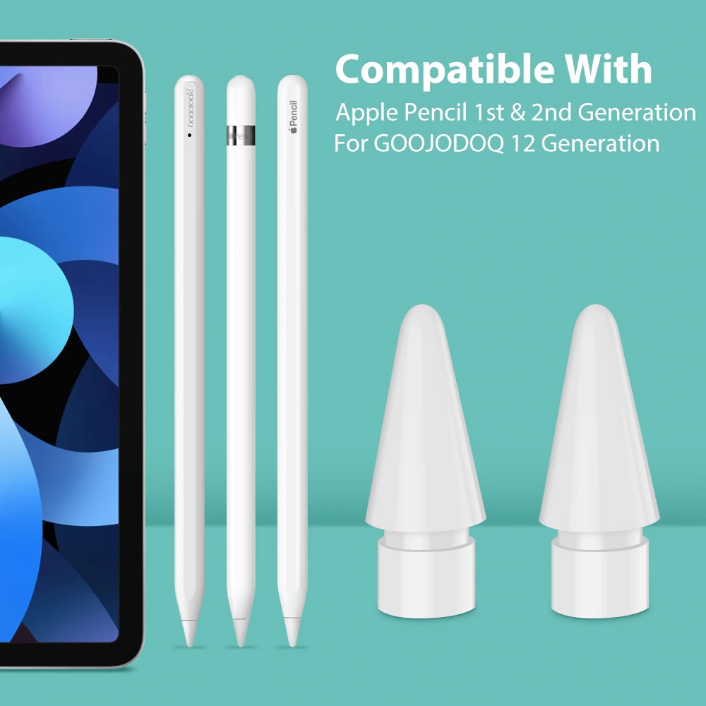 Gambar produk GOOJODOQ Ujung Nib Pensil Stylus Capacitive Touch Pen for Apple Pencil - GJD5G