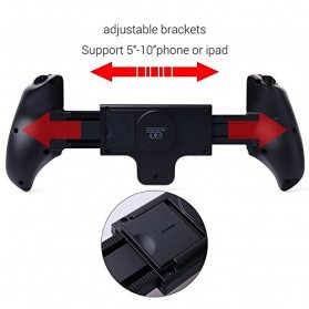 IPEGA Telescopic Bluetooth Gaming Gamepad Controller for Smartphone and Tablet - PG-9023 - Black - 6