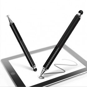 Pena Stylus 2 in1 Fine Point Capacitive Touch Pen for Smartphone Tablet - ST-2008 - Black