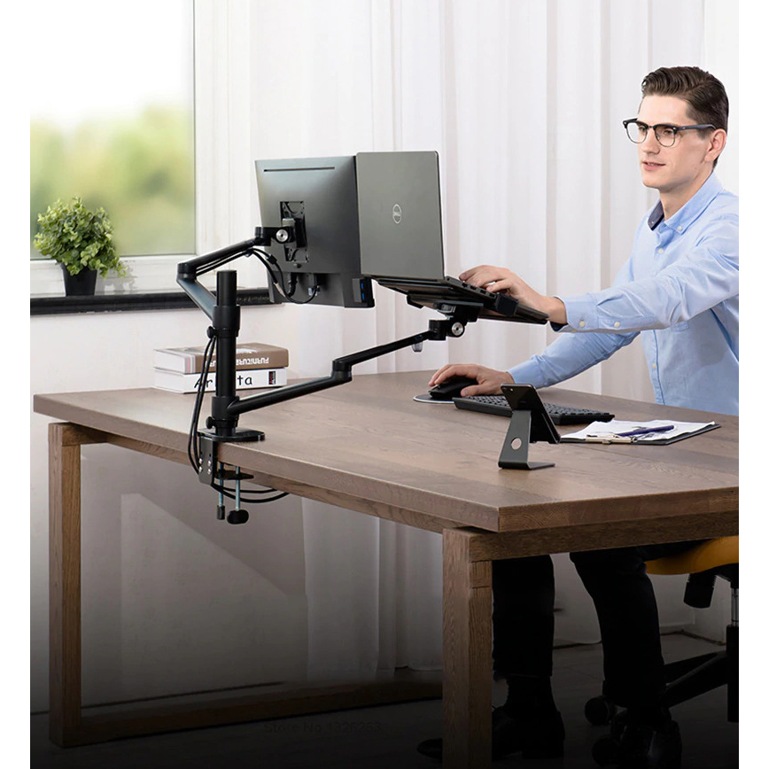 Hyvarwey Monitor Dual Arm Bracket Vesa 