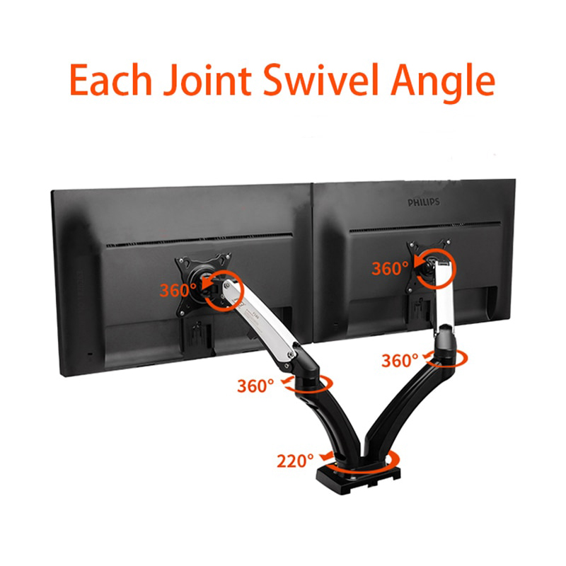 Universal Dual Monitor Arm Bracket Vesa 