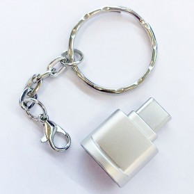 Kinganda Mini OTG USB Type C Card Reader - P30 - Silver