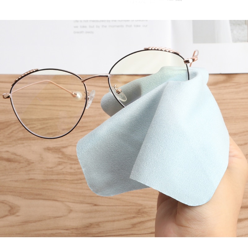 Gambar produk LOVINGFANG Kain Microfiber Lap Pembersih Lensa Kacamata 140 x 170 mm 5 PCS - LV11