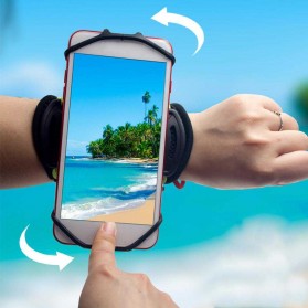 Smartphone Casing, Case, Hardcase, Softcase - MUMIAN Rotatable Armband Wristband Smartphone Holder Running Sport - HA01221 - Black