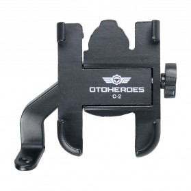 OTOHEROES Holder Motor Smartphone Full Metal Body - C-2 - Black