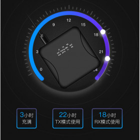 KEBIDU Audio Bluetooth 5.0 Transmitter Receiver aptX Fiber Optical Plug - 30445 - Black - 3